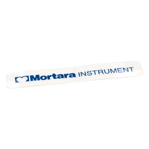 Label, Mortara Logo, Blue