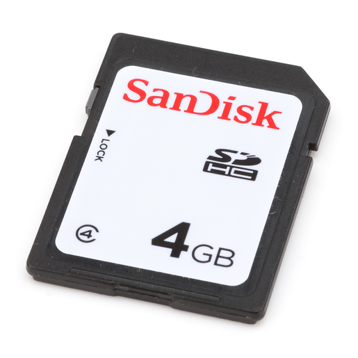 Memory Card, SD Standard, 1 GB, Min